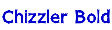 Chizzler Bold font